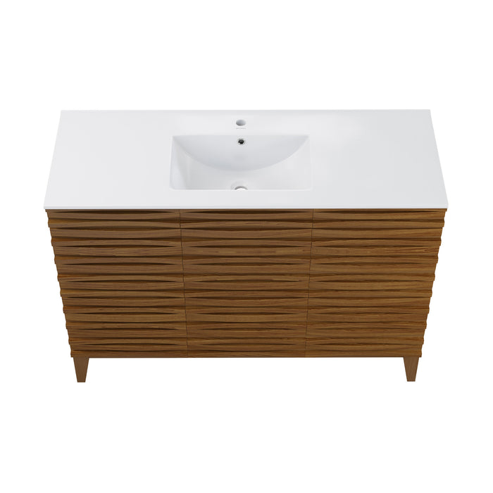 Swiss Madison Cascade 48'' Bathroom Vanity in Brown Oak - SM-BV557WN