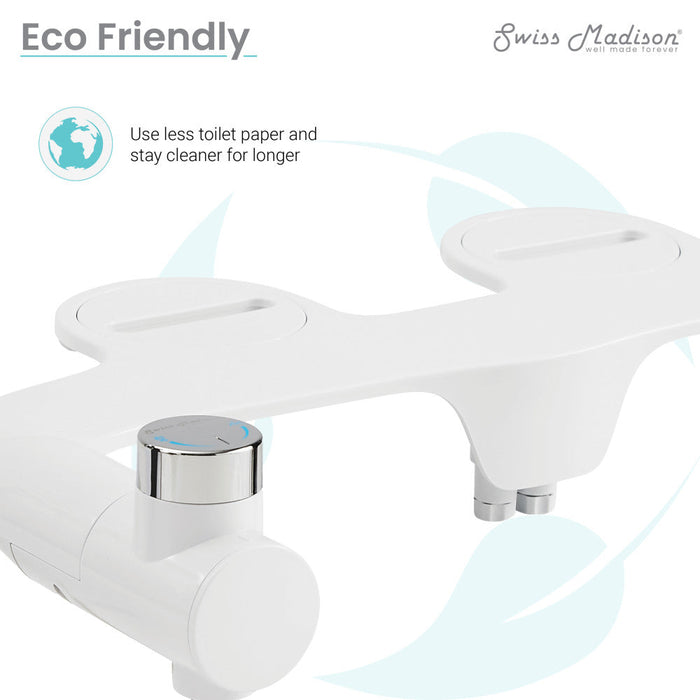 Swiss Madison Aqua Non-Electric Bidet Toilet Attachment