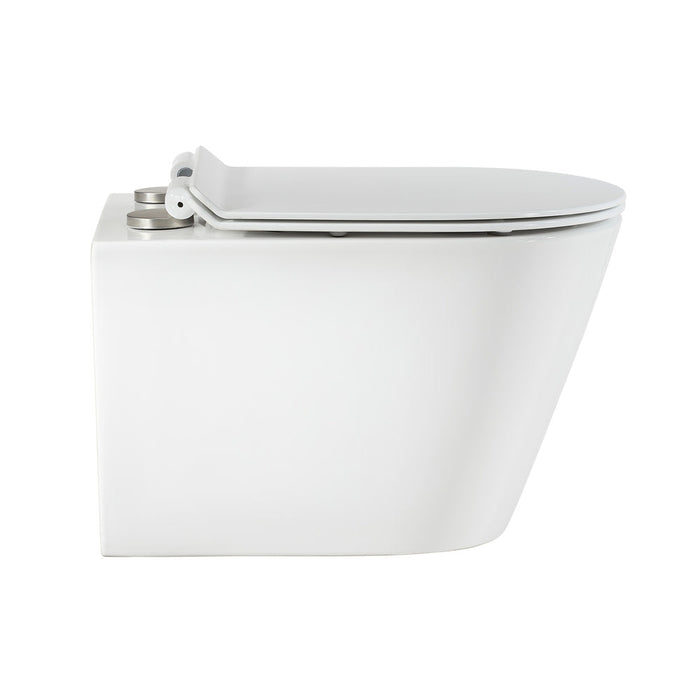 Swiss Madison Calice Wall-Hung Round Toilet Bowl