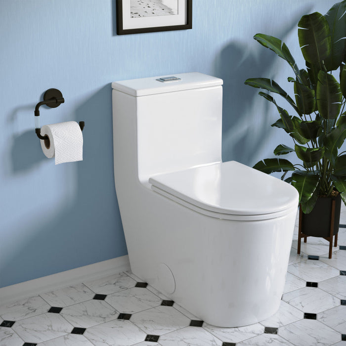 Swiss Madison Liberte One-Piece Elongated Toilet Dual-Flush 1.1/1.6 gpf