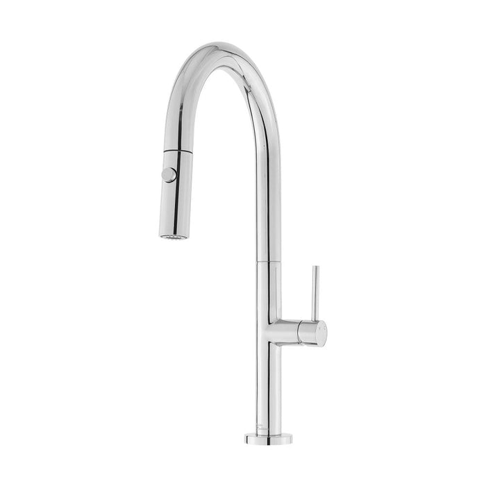 Swiss Madison Chalet Single Handle, Pull-Down Kitchen Faucet in Chrome - SM-KF73C