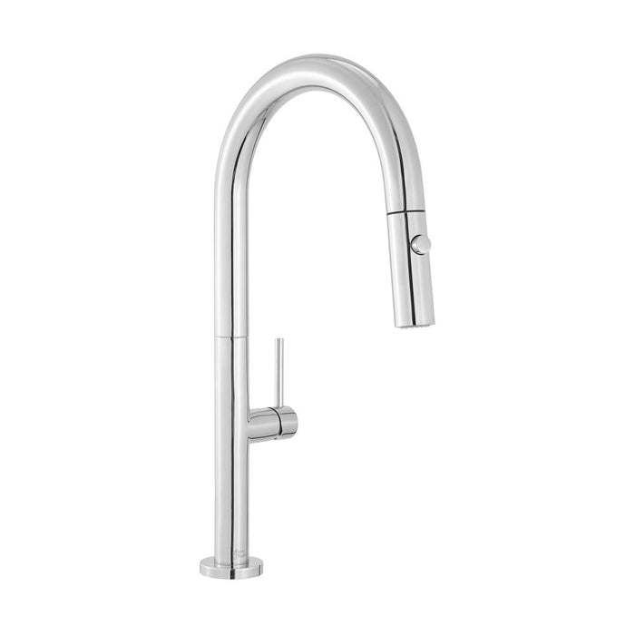 Swiss Madison Chalet Single Handle, Pull-Down Kitchen Faucet in Chrome - SM-KF73C