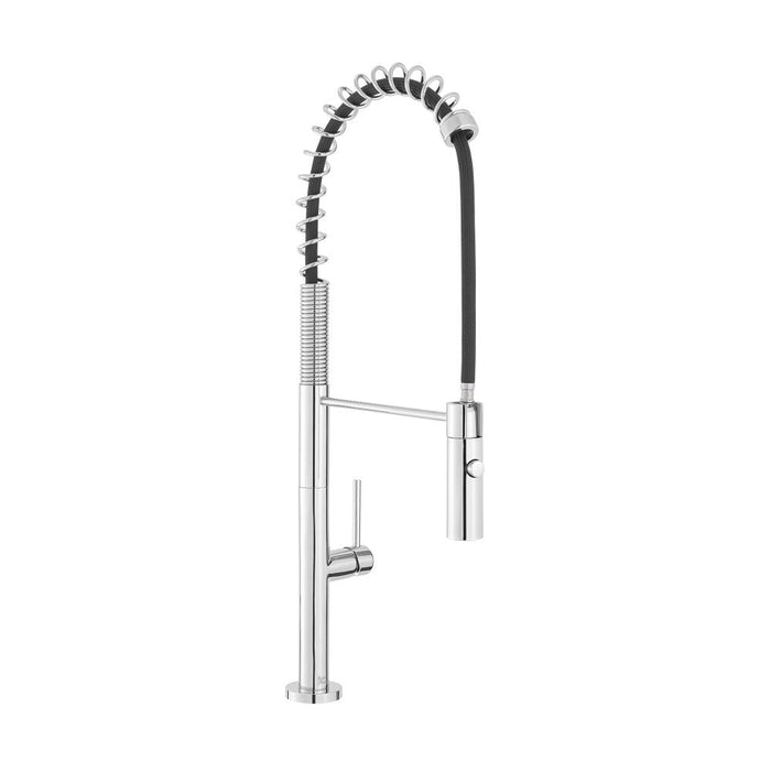 Swiss Madison Chalet Single Handle, Pull-Down Kitchen Faucet in Chrome - SM-KF72C