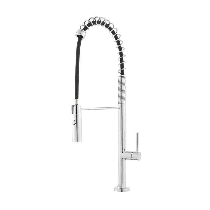 Swiss Madison Chalet Single Handle, Pull-Down Kitchen Faucet in Chrome - SM-KF72C