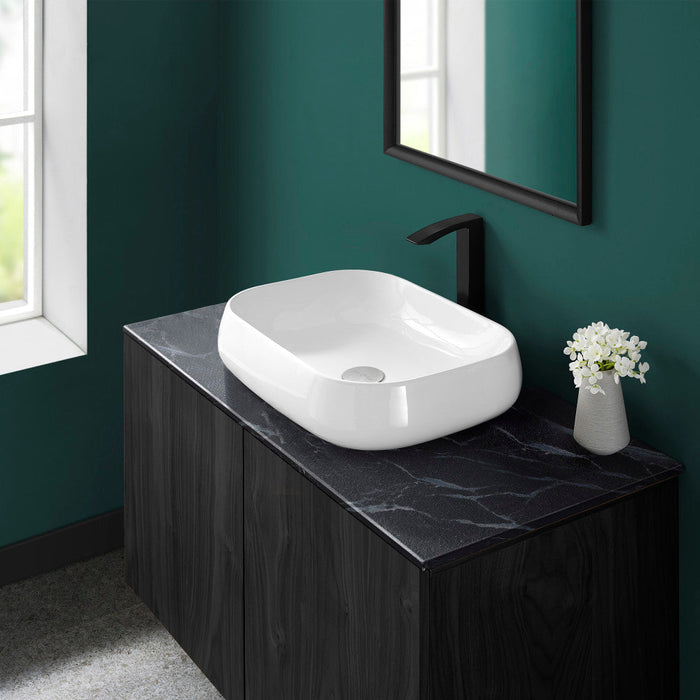 Swiss Madison Chateau 22 Square Ceramic Vessel Sink - SM-VS274