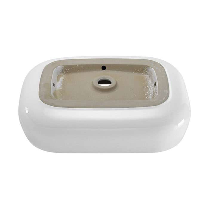 Swiss Madison Chateau 22 Square Ceramic Vessel Sink - SM-VS274