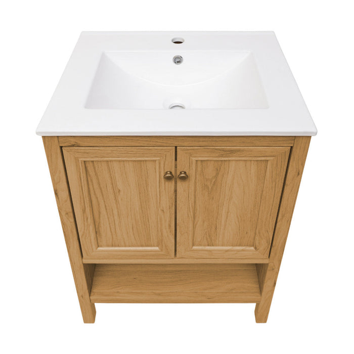 Swiss Madison Chateau 24" Bathroom Vanity in Natural Oak - SM-BV240