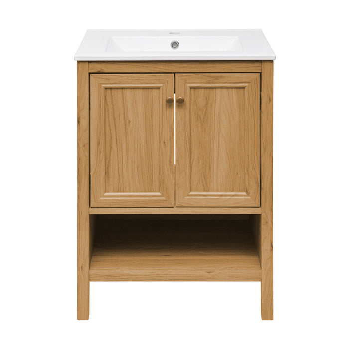 Swiss Madison Chateau 24" Bathroom Vanity in Natural Oak - SM-BV240