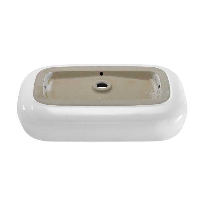 Swiss Madison Chateau 28 Rectangle Ceramic Vessel Sink - SM-VS275