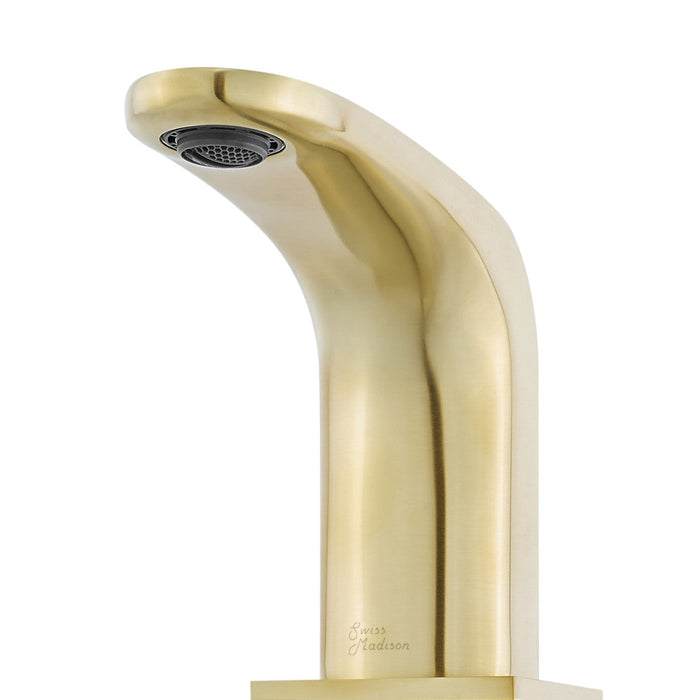 Swiss Madison Chateau 8 in. Widespread, 2-Handle, Bathroom Faucet in Brushed Gold - SM-BF02BG