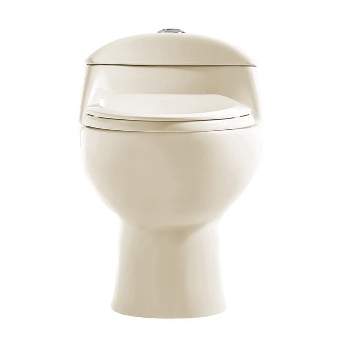 Swiss Madison Chateau One-Piece Elongated Dual-Flush Toilet in Bisque 1.1/1.6 gpf - SM-1T803BQ