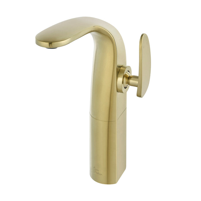 Swiss Madison Chateau Single Hole, Single-Handle, High Arc Bathroom Faucet in Brushed Gold - SM-BF01BG