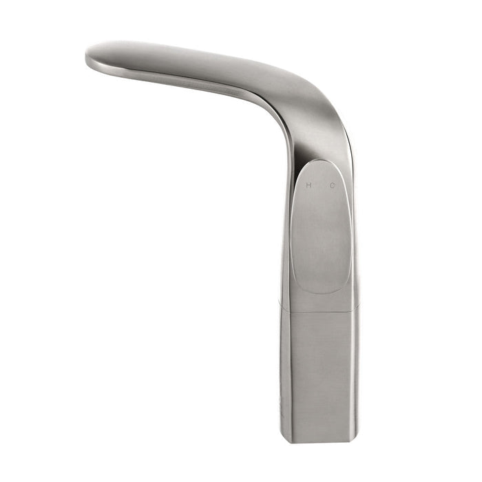 Swiss Madison Chateau Single Hole, Single-Handle, High Arc Bathroom Faucet in Brushed Nickel - SM-BF01BN