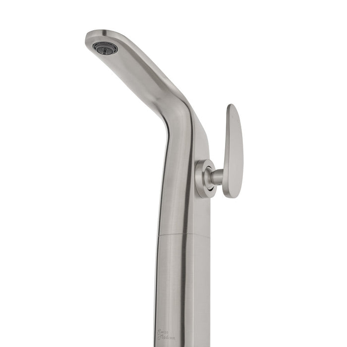 Swiss Madison Chateau Single Hole, Single-Handle, High Arc Bathroom Faucet in Brushed Nickel - SM-BF01BN