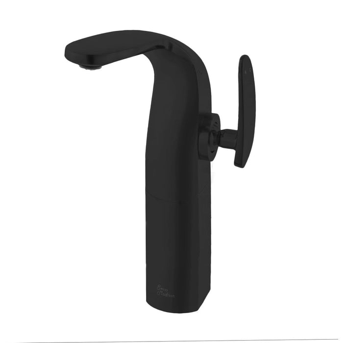 Swiss Madison Chateau Single Hole, Single-Handle, High Arc Bathroom Faucet in Matte Black - SM-BF01MB