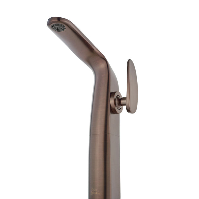 Swiss Madison Chateau Single Hole, Single-Handle, High Arc Bathroom Faucet in Oil Rubbed Bronze - SM-BF01OR