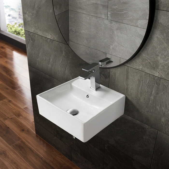 Swiss Madison Claire Compact Ceramic Wall hung Sink - SM-WS319