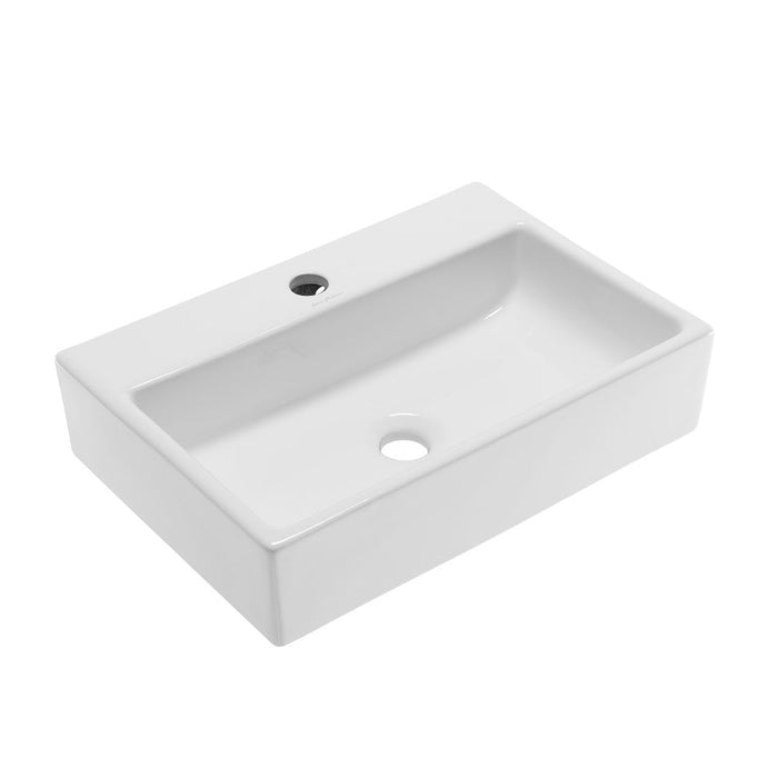 Swiss Madison Claire 20 Rectangle Ceramic Vessel Sink - SM-VS203