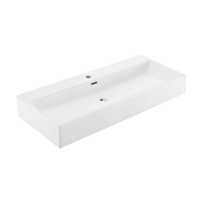 Swiss Madison Claire 40" Rectangle Wall-Mount Bathroom Sink - SM-WS335