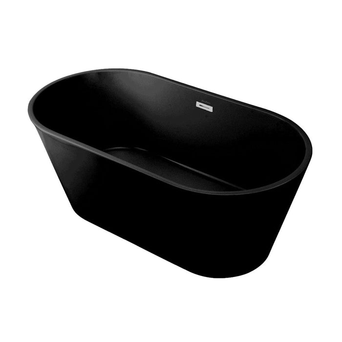 Swiss Madison Claire 60" Freestanding Bathtub in Matte Black - SM-FB590MB