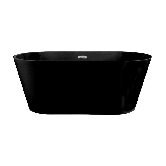 Swiss Madison Claire 60" Freestanding Bathtub in Matte Black - SM-FB590MB