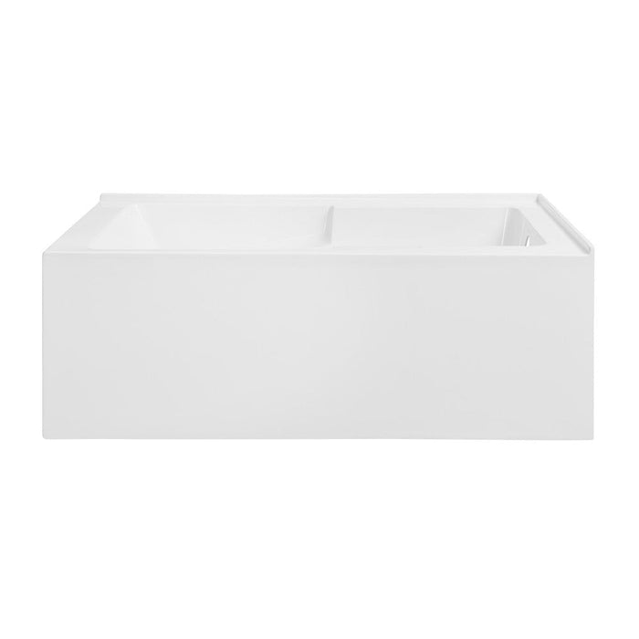 Swiss Madison Claire 60" x 32" Right-Hand Drain Drain Alcove Tub with Corner Apron - SM-AB571