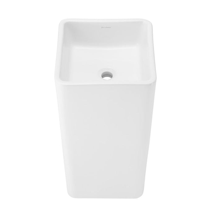 Swiss Madison Claire One-Piece Pedestal Sink - SM-PS315