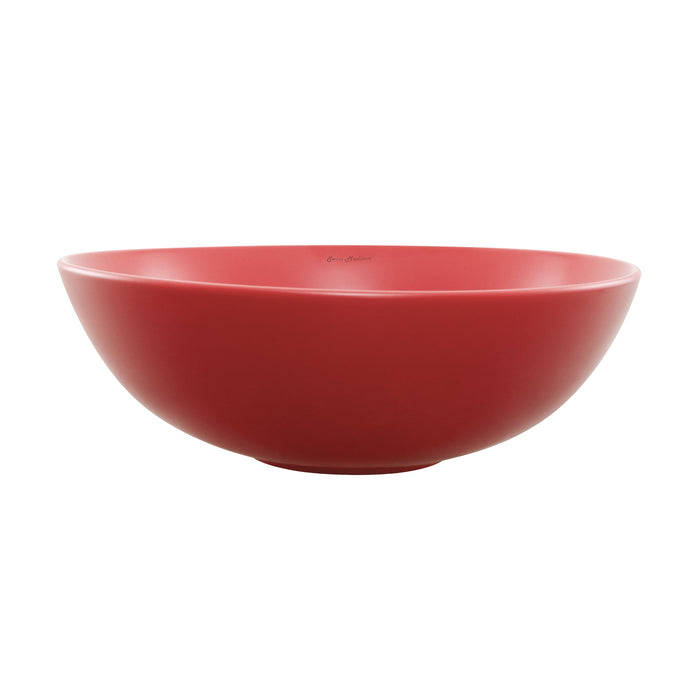 Swiss Madison Classe 16 Ceramic Sink in Matte Red - SM-VS245