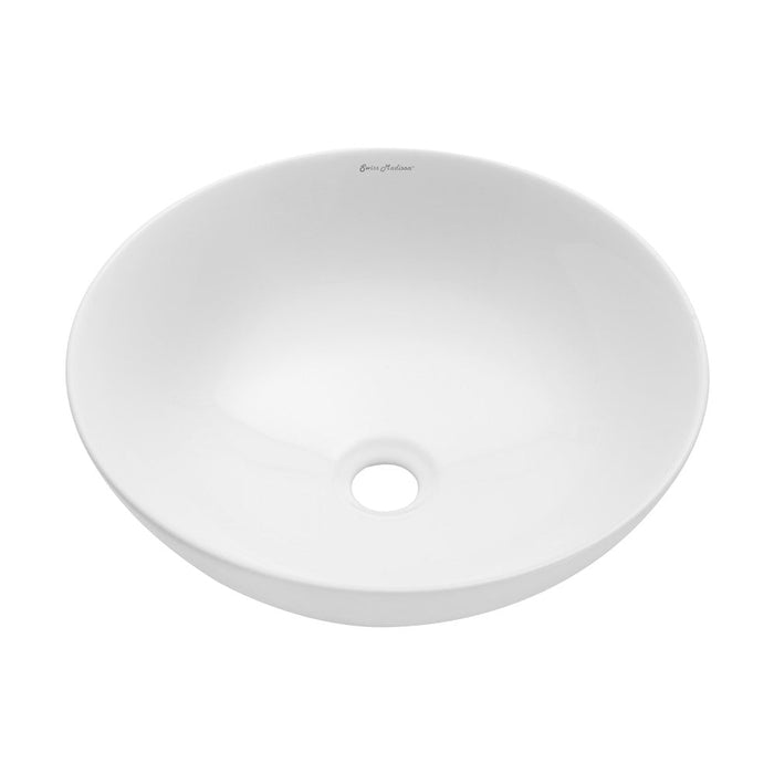 Swiss Madison Classe 16 Ceramic Sink in Shiny White - SM-VS240