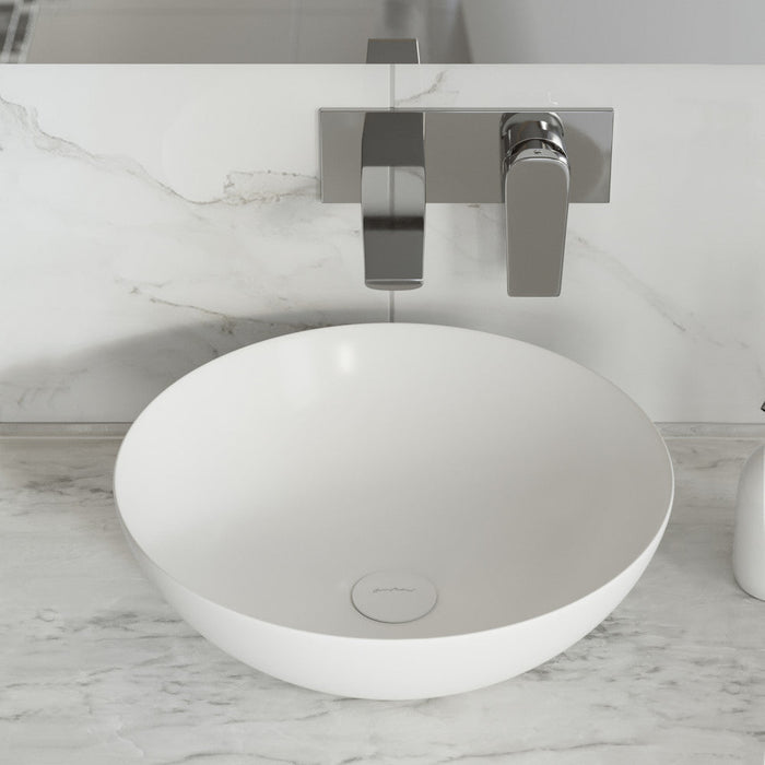 Swiss Madison Classe 16 Ceramic Sink in Shiny White - SM-VS240