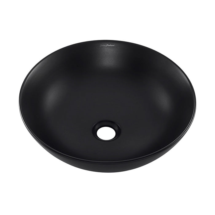 Swiss Madison Classe 16 Color Ceramic Sink in Matte Black - SM-VS241