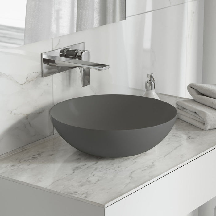 Swiss Madison Classe 16 Color Ceramic Sink in Matte Grey - SM-VS243