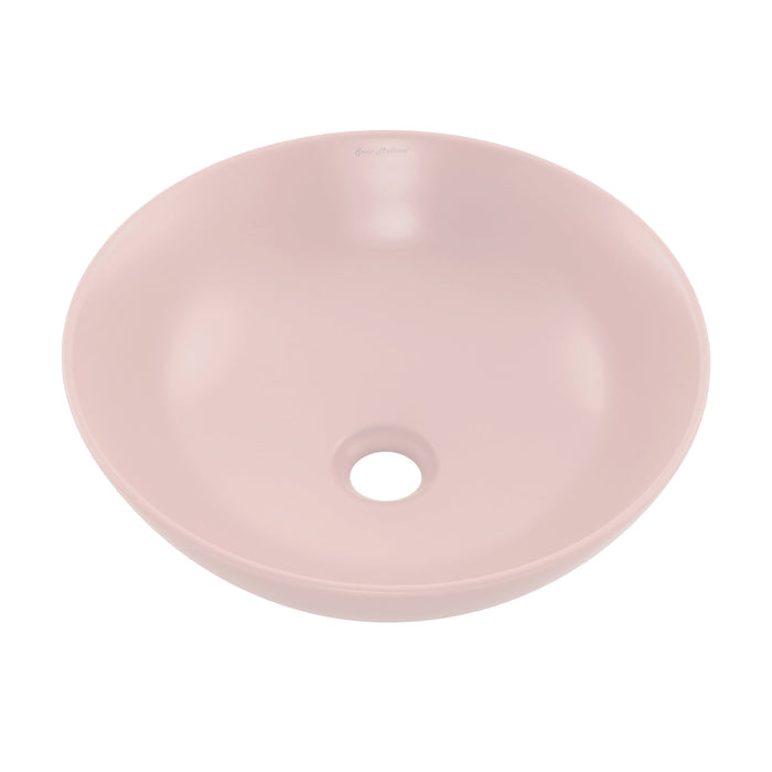 Swiss Madison Classe 16 Color Ceramic Sink in Matte Pink - SM-VS244