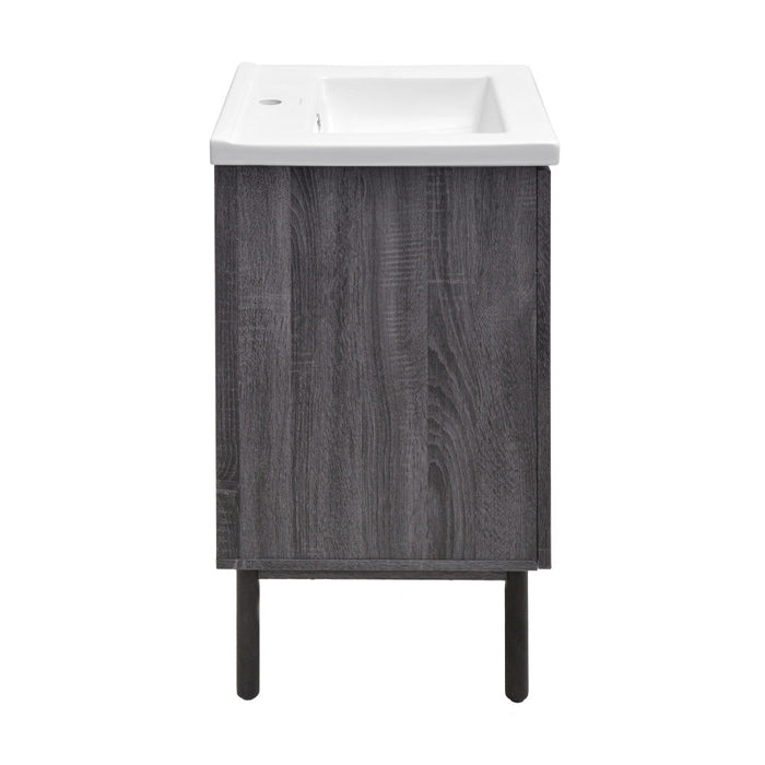 Swiss Madison Classe 18" Bathroom Vanity in Black - SM-BV661B