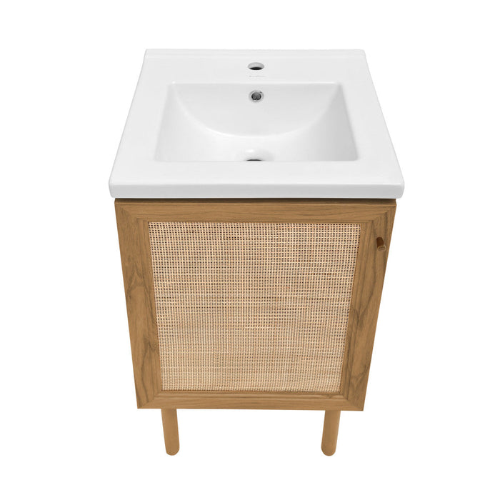 Swiss Madison Classe 18" Bathroom Vanity in Oak - SM-BV661