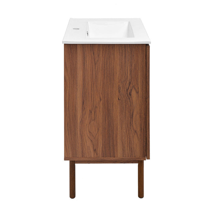 Swiss Madison Classe 24" Bathroom Vanity in Dark Walnut - SM-BV662WN