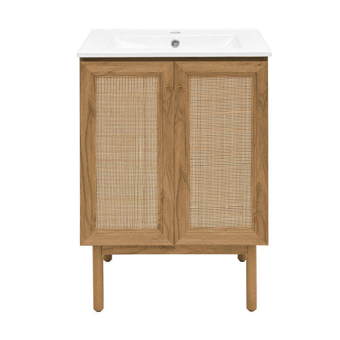 Swiss Madison Classe 24" Bathroom Vanity in Oak - SM-BV662