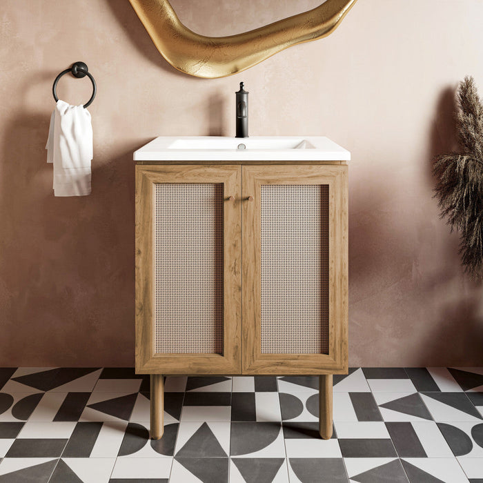 Swiss Madison Classe 24" Bathroom Vanity in Oak - SM-BV662