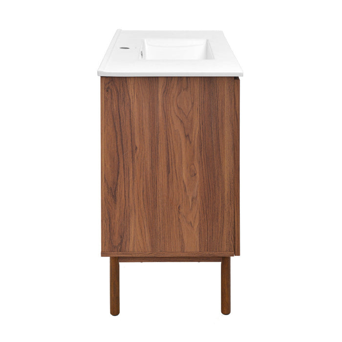 Swiss Madison Classe 36" Bathroom Vanity in Dark Walnut - SM-BV663WN