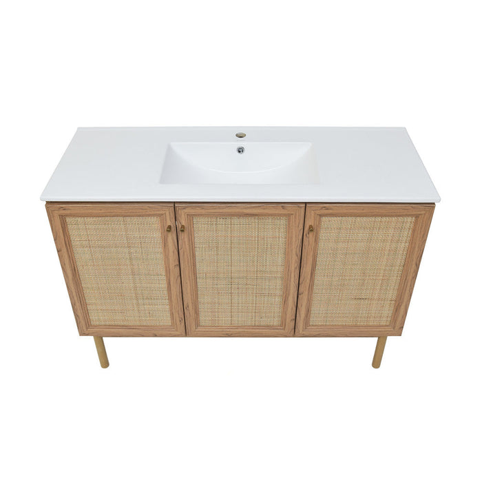 Swiss Madison Classe 48" Bathroom Vanity in Oak - SM-BV665