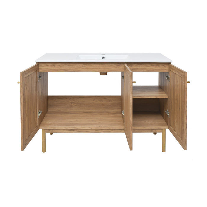 Swiss Madison Classe 48" Bathroom Vanity in Oak - SM-BV665