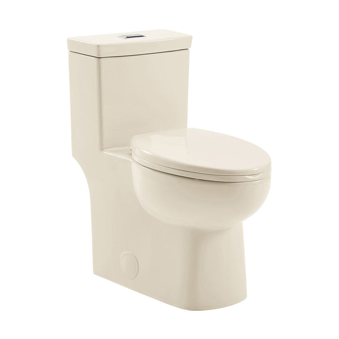 Swiss Madison Classe One Piece Toilet Dual Flush 1.1/1.6 gpf in Bisque - SM-1T117BQ