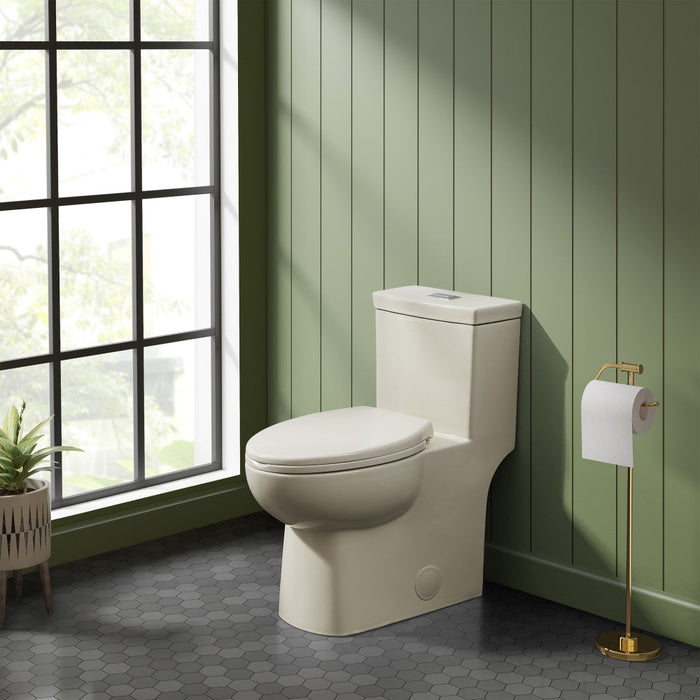 Swiss Madison Classe One Piece Toilet Dual Flush 1.1/1.6 gpf in Bisque - SM-1T117BQ