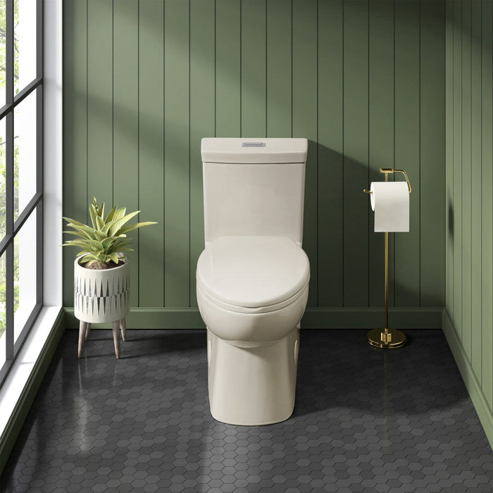 Swiss Madison Classe One Piece Toilet Dual Flush 1.1/1.6 gpf in Bisque - SM-1T117BQ