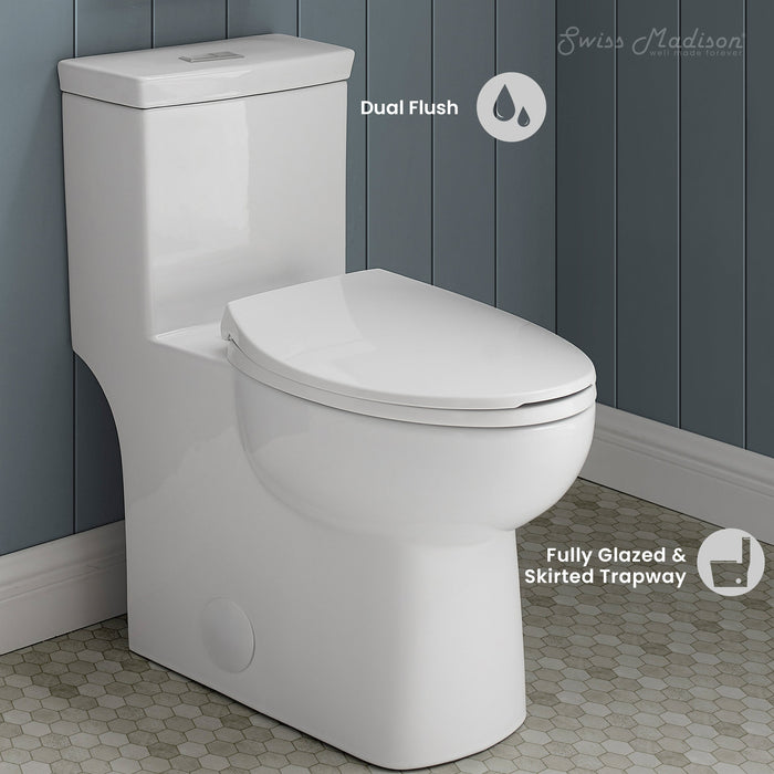 Swiss Madison Classe One-Piece Toilet Dual-Flush 1.1/1.6 gpf - SM-1T117