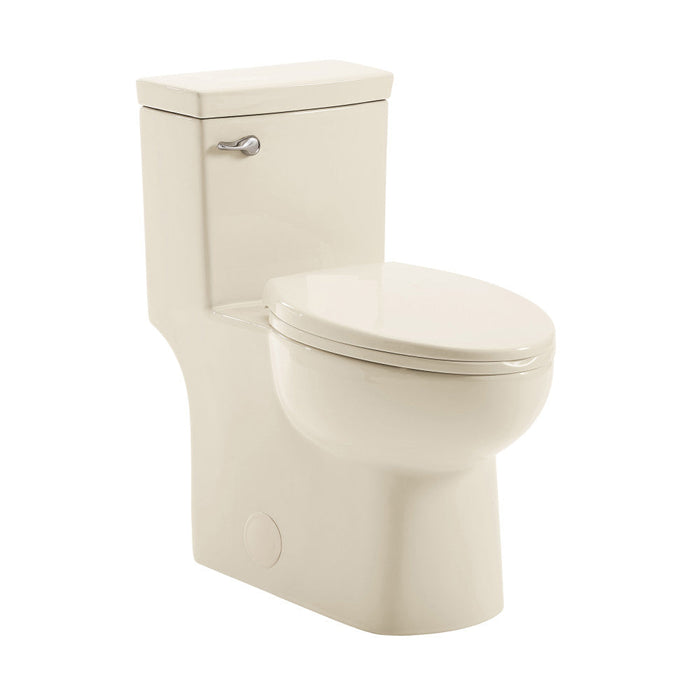 Swiss Madison Classe One Piece Toilet with Front Flush Handle 1.28 gpf in Bisque - SM-1T116BQ