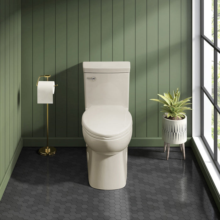 Swiss Madison Classe One Piece Toilet with Front Flush Handle 1.28 gpf in Bisque - SM-1T116BQ