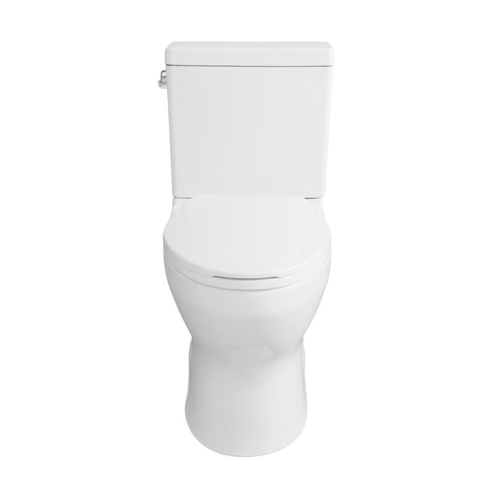 Swiss Madison Classe Two-Piece Elongated Left Side Flush Handle Toilet 1.28 gpf - SM-2T130