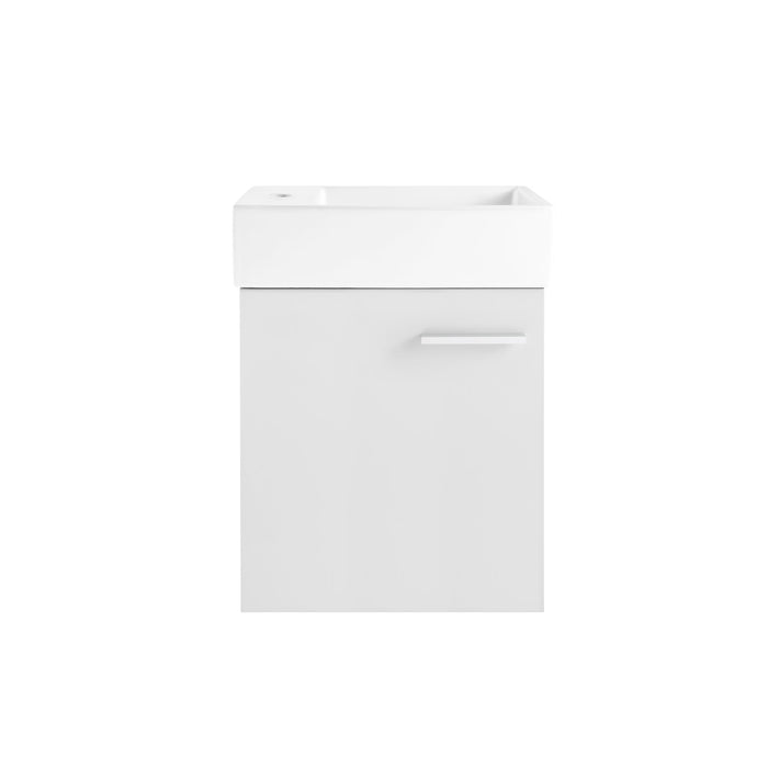 Swiss Madison Colmer 18 Single, White, One Cabinet, Bathroom Vanity - SM-BV611