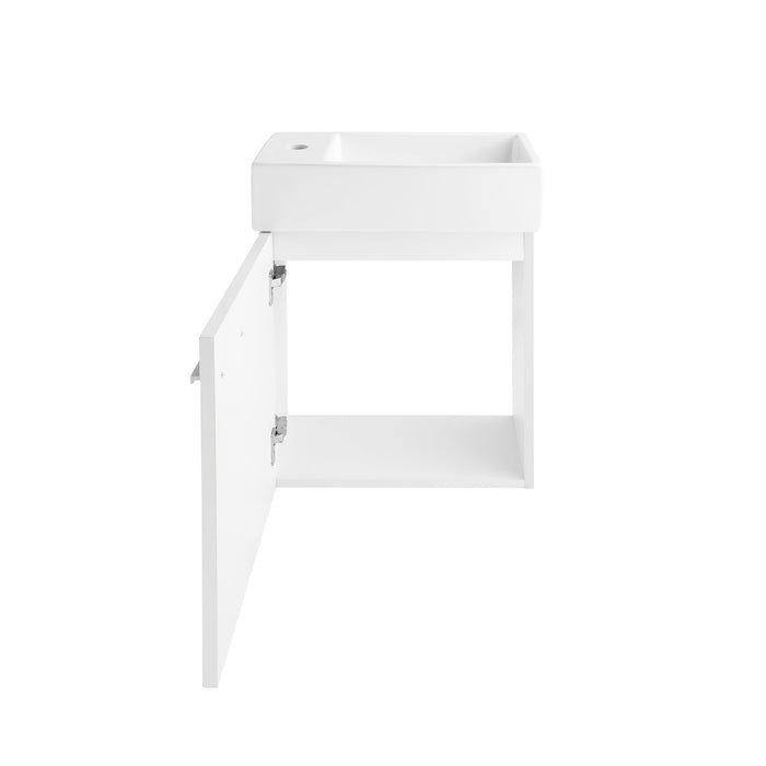 Swiss Madison Colmer 18 Single, White, One Cabinet, Bathroom Vanity - SM-BV611